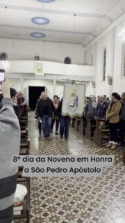 Oitava noite da Novena em Honra a São Pedro Apóstolo. Missa em Italiano com participação da Paróquia Santo Antônio de Pádua
